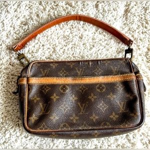 Louis Vuitton Vintage Compiegne 2-Way Clutch/Handbag With LV Dust Bag